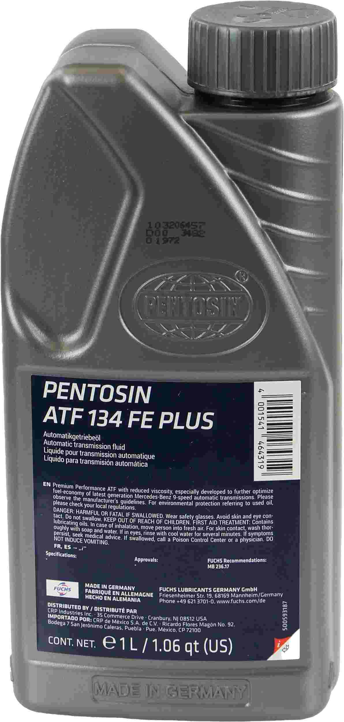 Pentosin Automatic Transmission Fluid 1090117