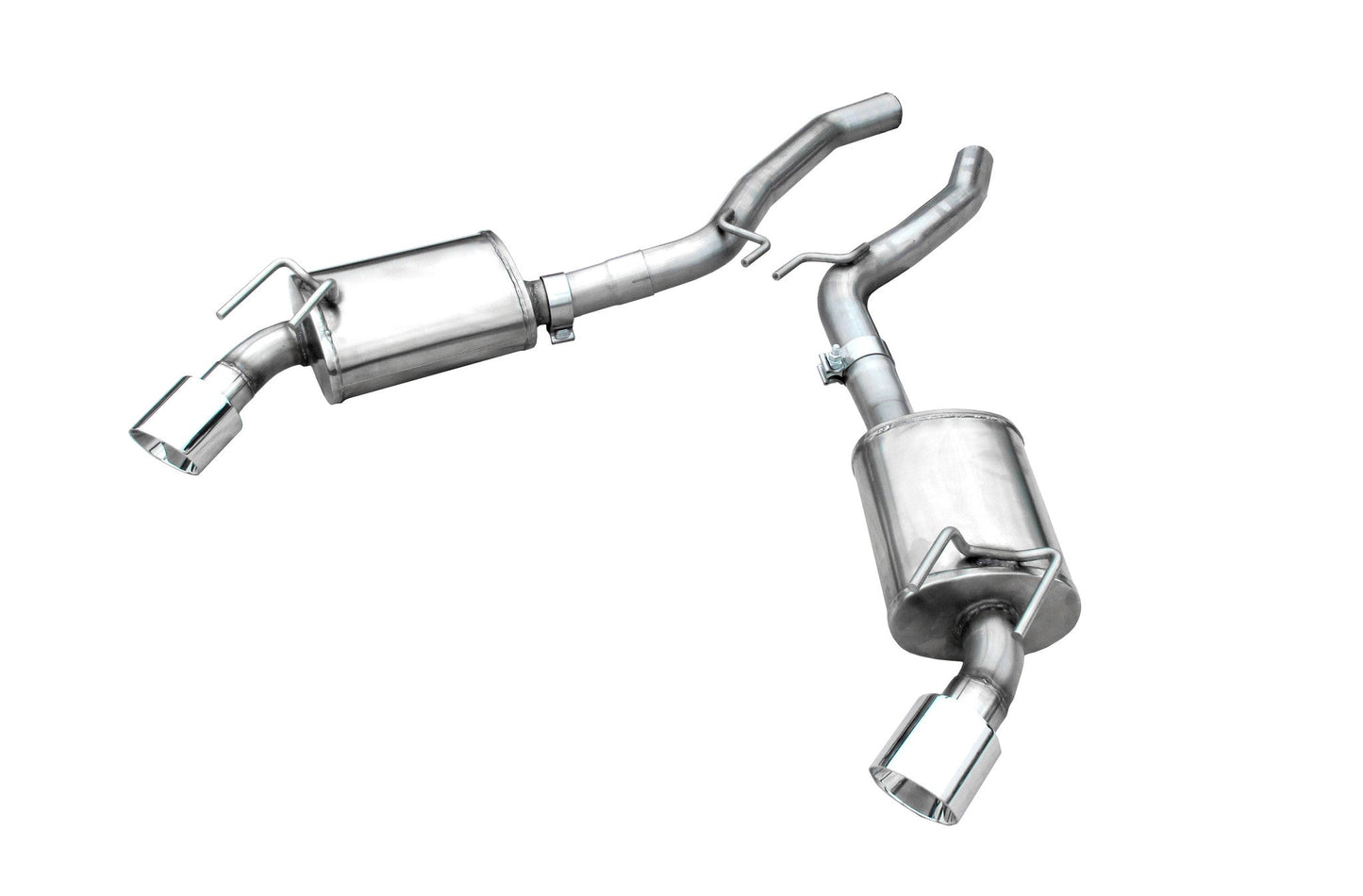 ARH CAMARO V8 2010-2015 AXLEBACK MUFFLER WITH POLISHED S/S TIPS