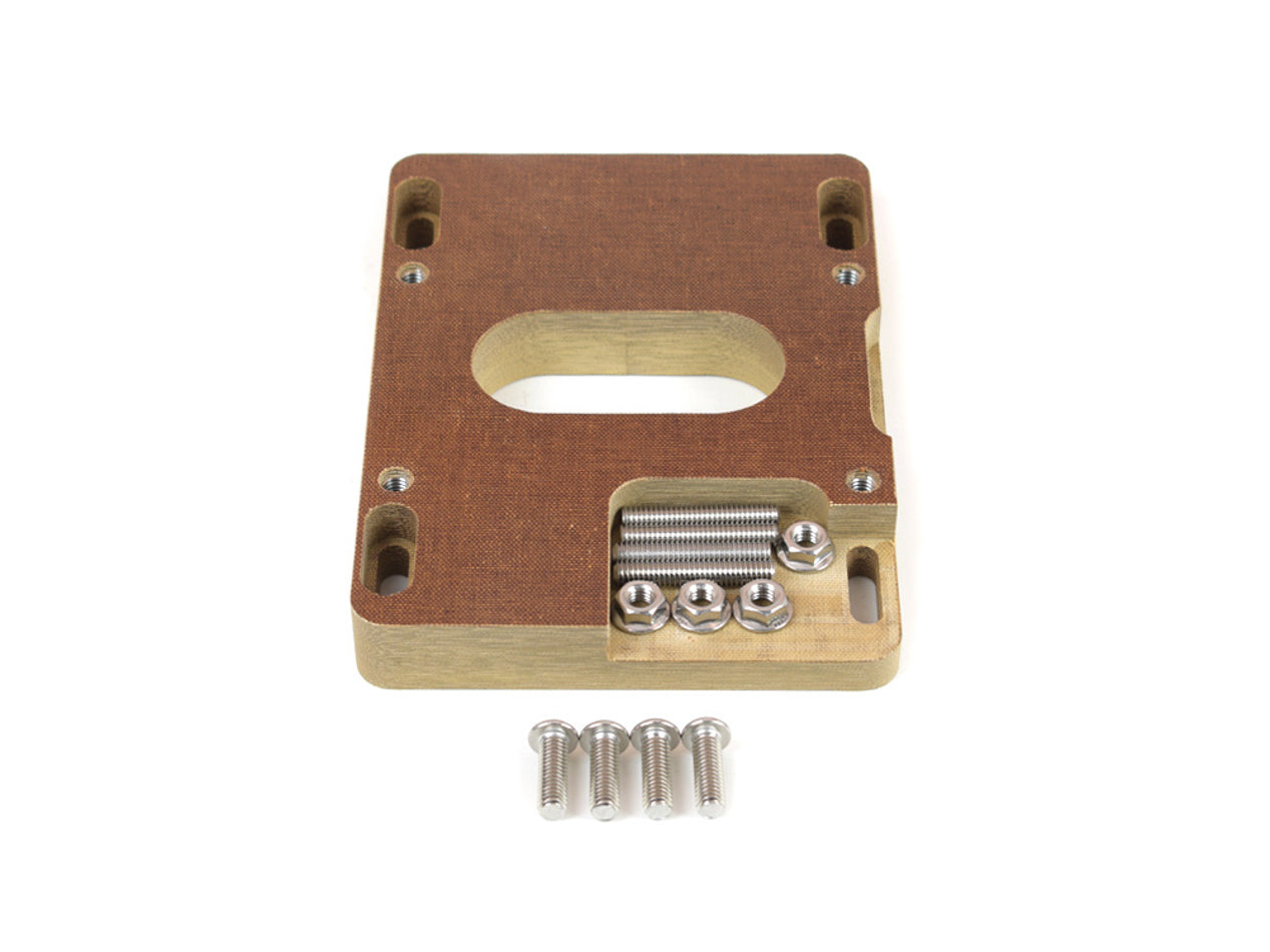 CANTON Carb Adapter 4bbl to 2bb Holley 1in Phenolic Air and Fuel Carburetors and Components main image
