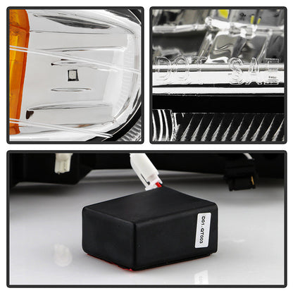 SPYDER Xtune Chevy Silverado 99-02 LED Amber Bumper Lights Chrome CBL-CS99-LED-E 5014573