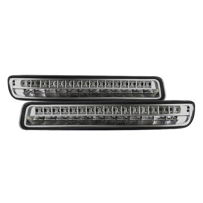 SPYDER xTune 99-06 GMC Sierra (Excl Denali) Full LED Bumper Lights - Chrome (CBL-GSI99-LED-C) 9029318