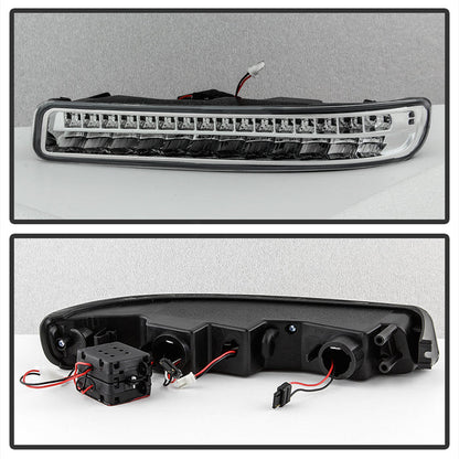 SPYDER xTune 99-06 GMC Sierra (Excl Denali) Full LED Bumper Lights - Chrome (CBL-GSI99-LED-C) 9029318