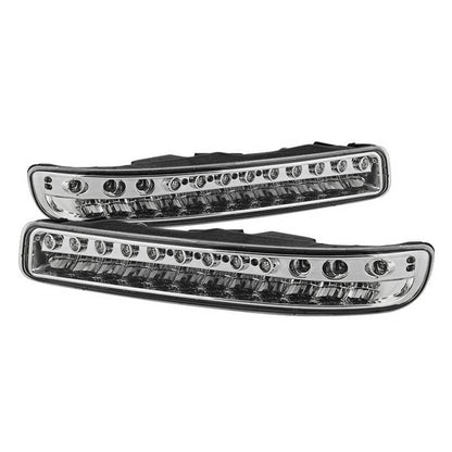 SPYDER Xtune GMC Sierra 99-06 Full LED Bumper Lights Chrome CBL-JH-GS99-LED-C 9027154