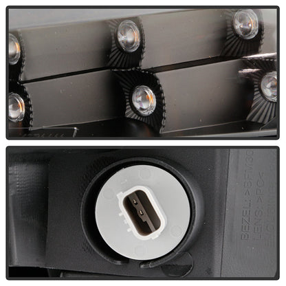 SPYDER xTune 14-17 Jeep Cherokee Parking Signal Lights - LED Daytime Running - Black - CBL-JH-JC14-LED-BK 9047145