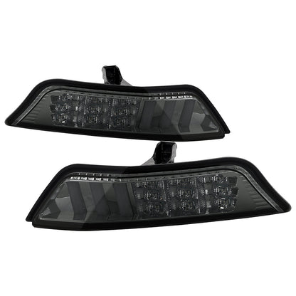 Spyder 15-16 Ford Mustang LED DRL - Smoke (CBL-YD-FM15-LED-SM) 5082527