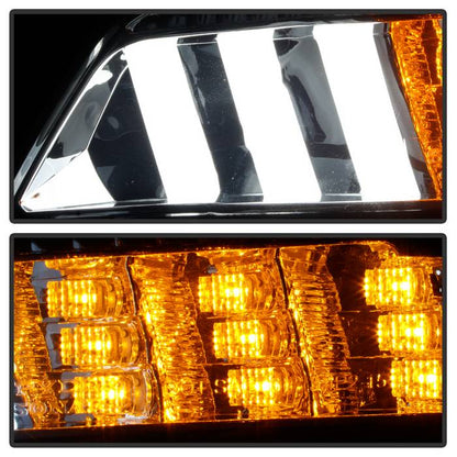 Spyder 15-16 Ford Mustang LED DRL - Smoke (CBL-YD-FM15-LED-SM) 5082527