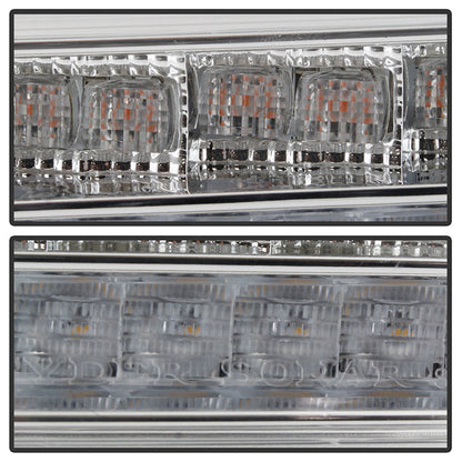 Spyder Jeep Wrangler 2018-2019 (LED Model Only) LED Front Bumper Lights - Sequential Signal - Chrome 5086792