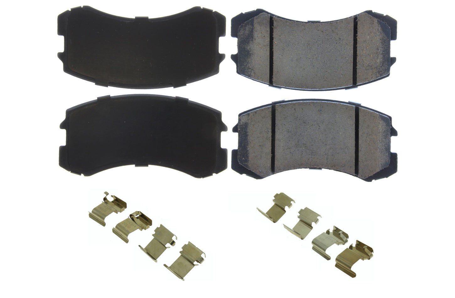 Centric Posi-Quiet Ceramic Brake Pads with Shims and Har Brake Systems And Components Disc Brake Pads main image