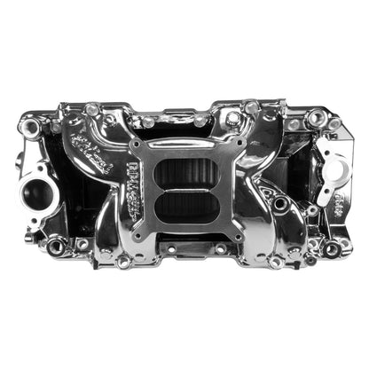 Edelbrock Chevy Big Block RPM Air-Gap 2-R Intake Manifold - Chrome Plasma Finish 7562-CP