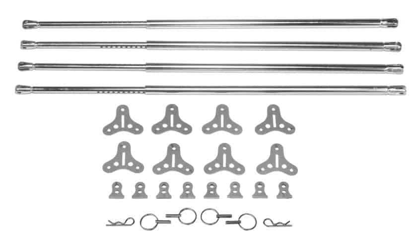 Chassis Engineering Pro-Wing Strut Rod Kit  Body Panels and Components Wing and Spoilers and Components main image