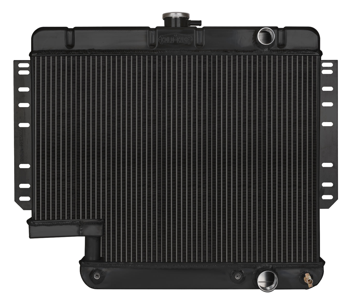 Cold Case Radiators 61-65 Impala Radiator w/500 Steering Box Black Radiators Radiators main image