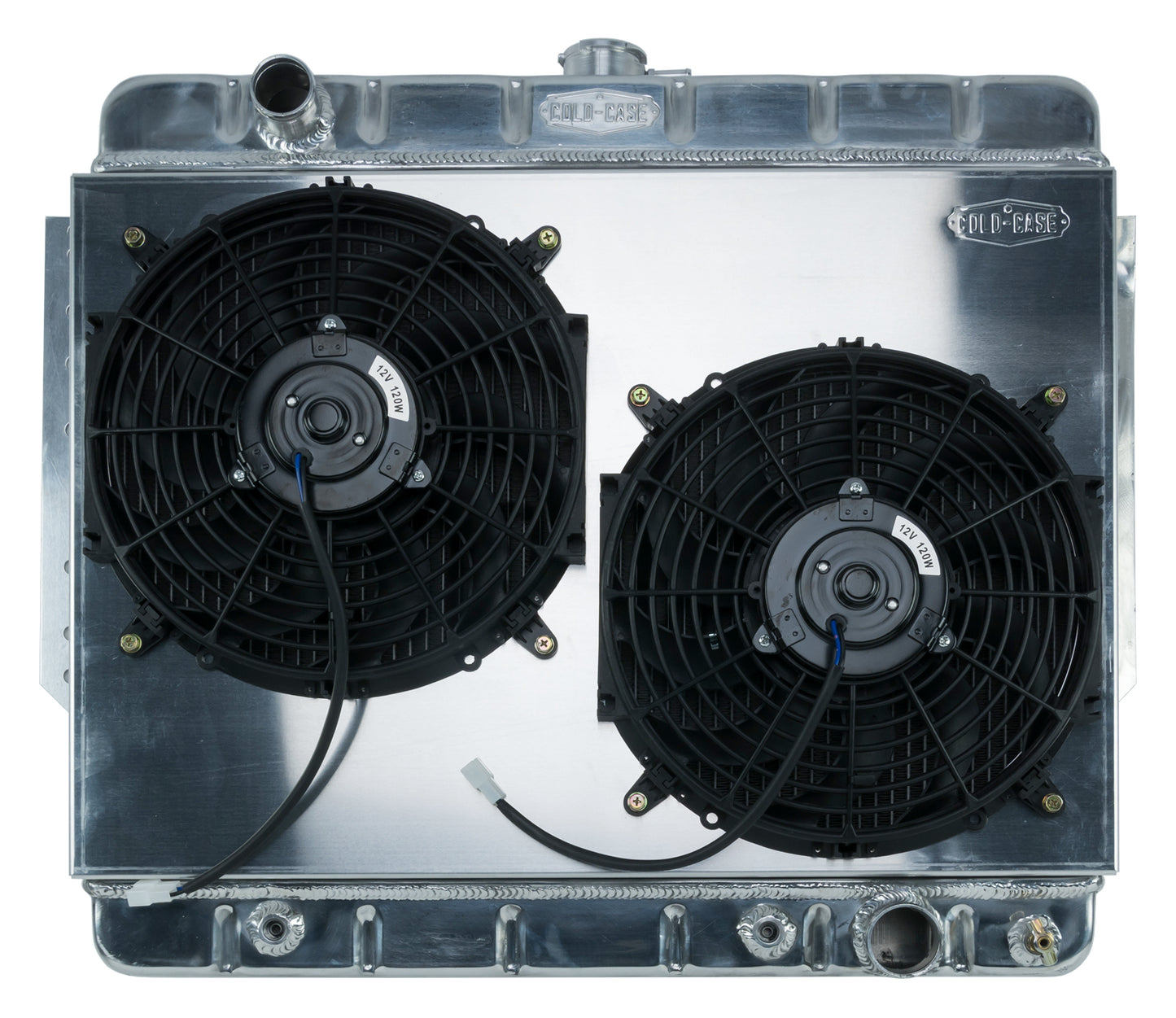 COLD CASE RADIATORS 66-68 Impala Radiator Dual 12in Fans Heating and Cooling Radiators main image