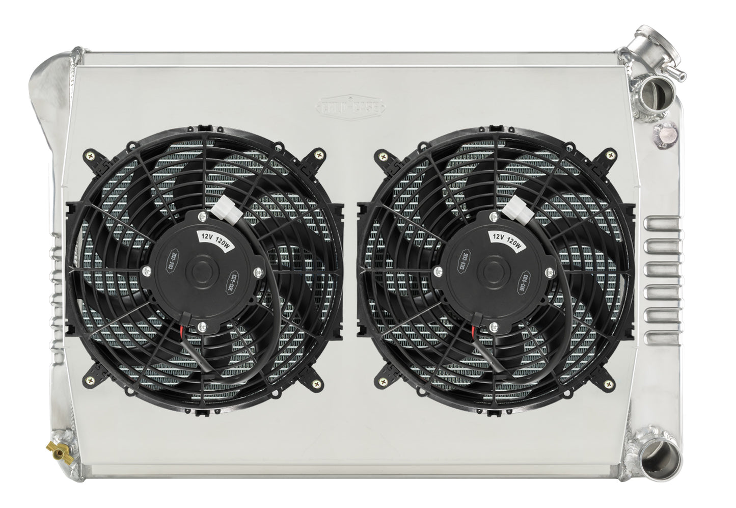 COLD CASE RADIATORS 68-79 Nova Radiator LS LS Swap Dual 12in Fan Heating and Cooling Radiators main image