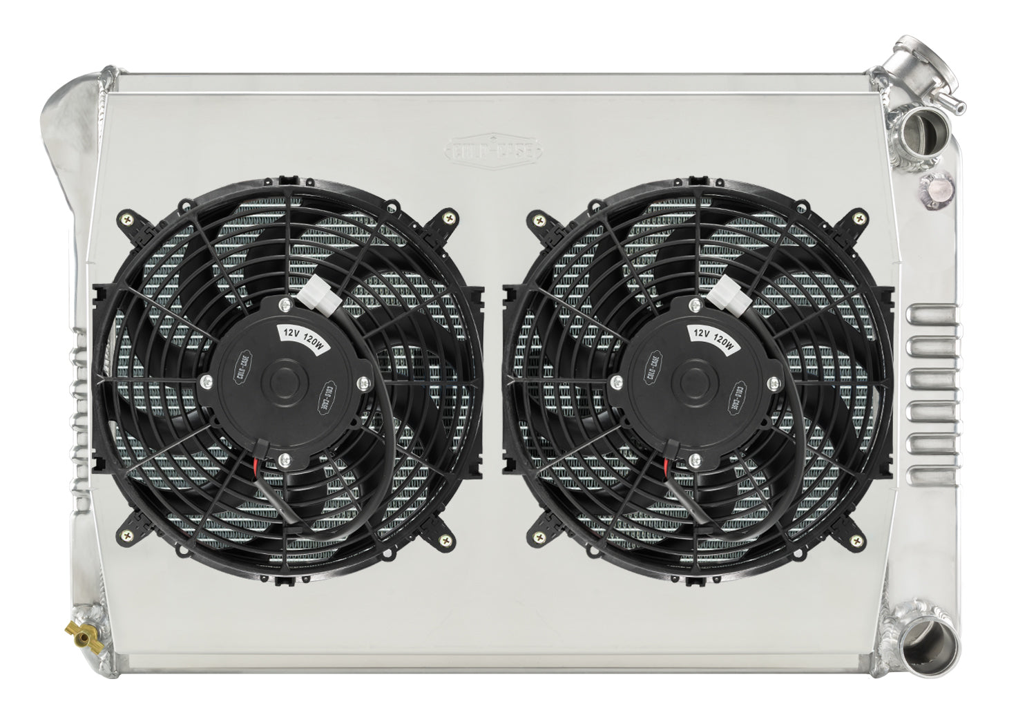 COLD CASE RADIATORS 68-79 Nova Radiator LS LS Swap Dual 12in Fan Heating and Cooling Radiators main image