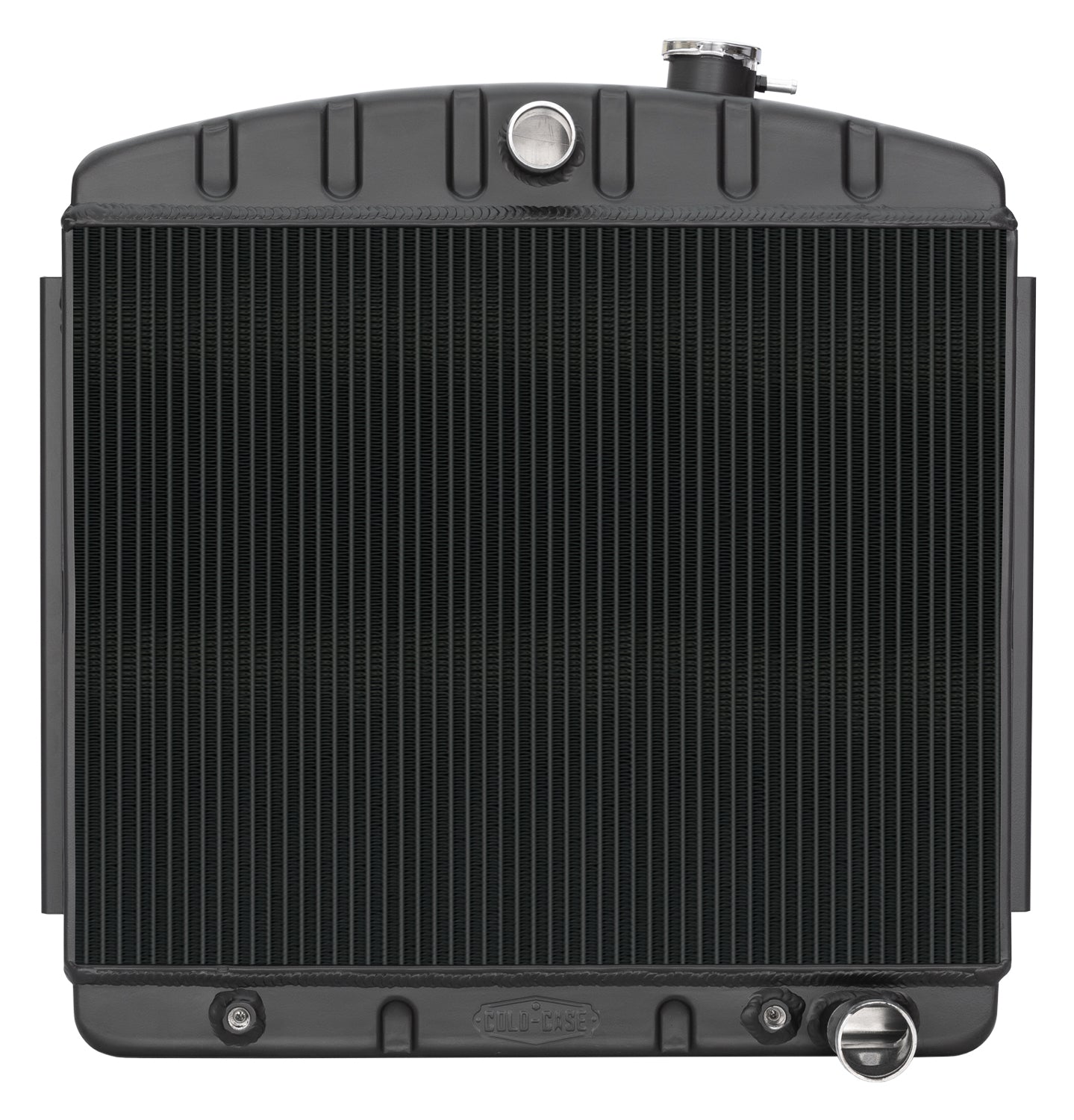 Cold Case Radiators 55-56 Chevy Radiator 6 Cylinder Black Radiators Radiators main image