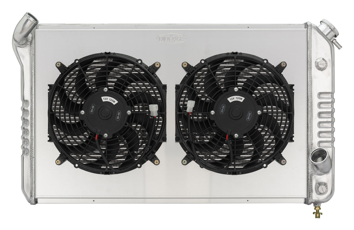 COLD CASE RADIATORS 73-76 Corvette Radiator w/ Dual 12in Fan Kit Heating and Cooling Radiators main image
