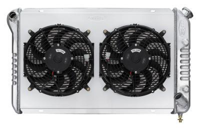 COLD CASE RADIATORS 77-82 Corvette Radiator w/ Dual 12in Fan Kit Heating and Cooling Radiators main image
