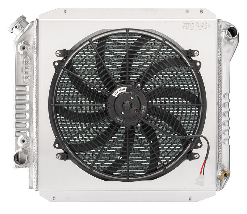 COLD CASE RADIATORS 66-77 Bronco V8 Aluminum Radiator module Heating and Cooling Radiators main image