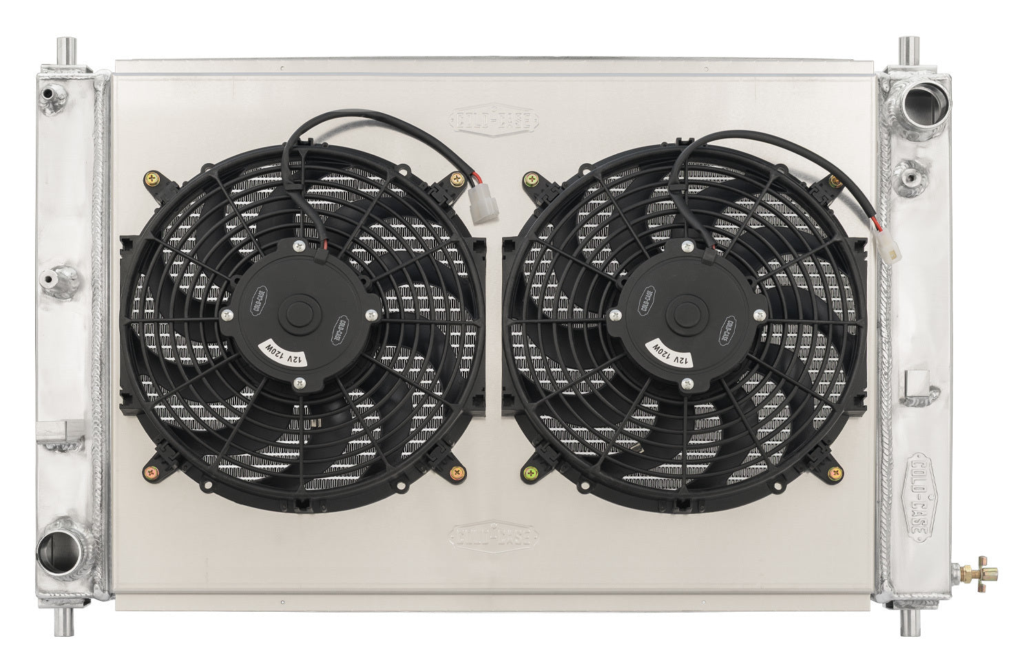 COLD CASE RADIATORS 97-04 Mustang Radiator w/12in Dual Fans Kit Heating and Cooling Radiators main image