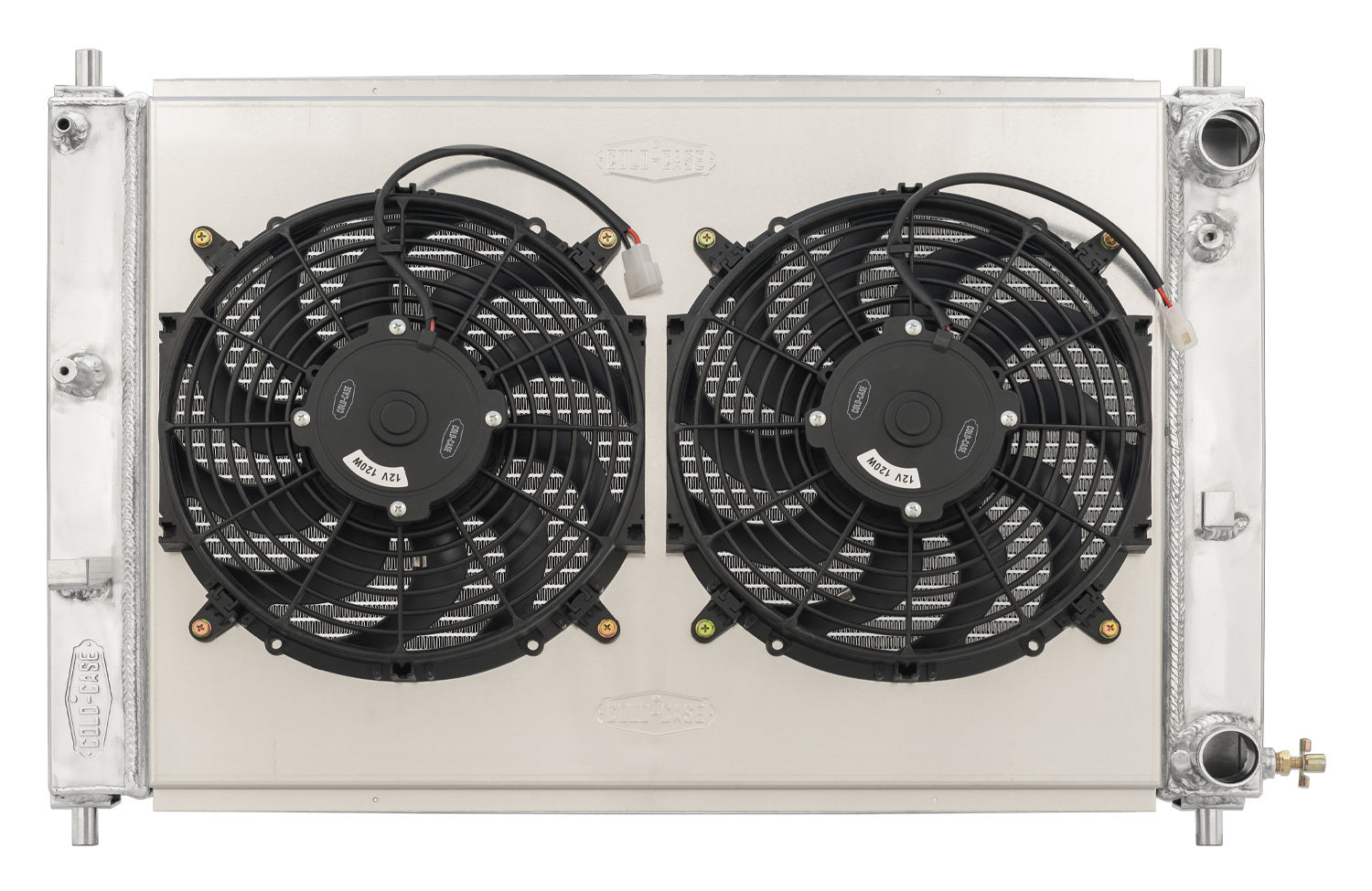 COLD CASE RADIATORS 97-04 Mustang Radiator w/12in Dual Fans Kit Heating and Cooling Radiators main image