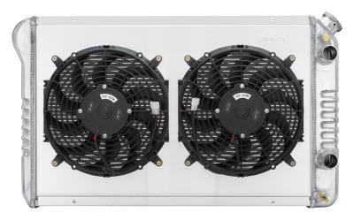 COLD CASE RADIATORS 82-92 F-Body LS Swap Radiator w/Dual 12in Fan Heating and Cooling Radiators main image