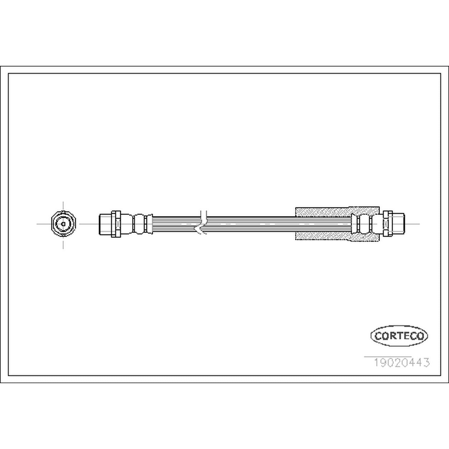 Corteco Brake Hydraulic Hose