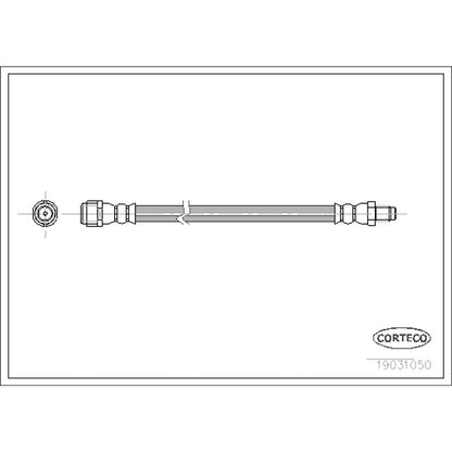 Corteco Brake Hydraulic Hose 19031050