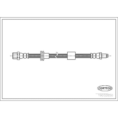 Corteco Brake Hydraulic Hose 19032850