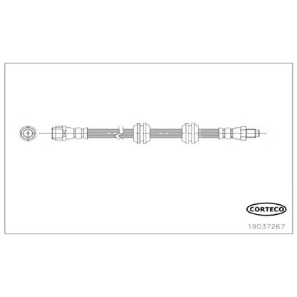 Corteco Brake Hydraulic Hose 19037267