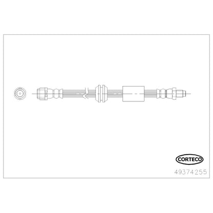 Corteco Brake Hydraulic Hose 49374255