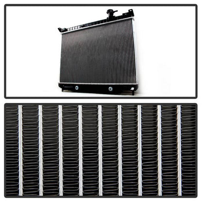 SPYDER xTune 02-09 Chevrolet Trailblazer / GMC Envoy XL 3.99L Radiator (CDR-K8CTR02399) 9945076