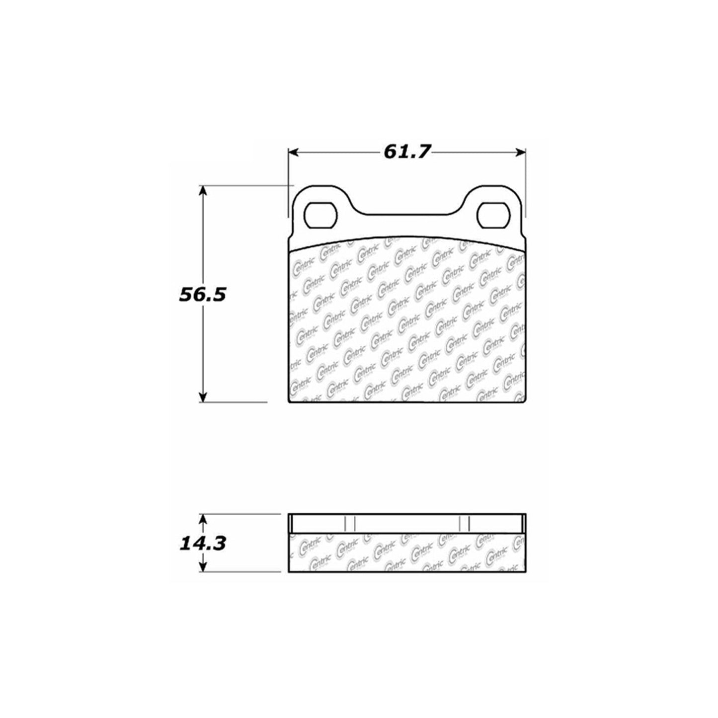 Stoptech Centric OE Formula Brake Pads 100.00310