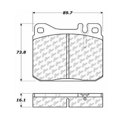 Centric Parts Disc Brake Pad Set 100.01451