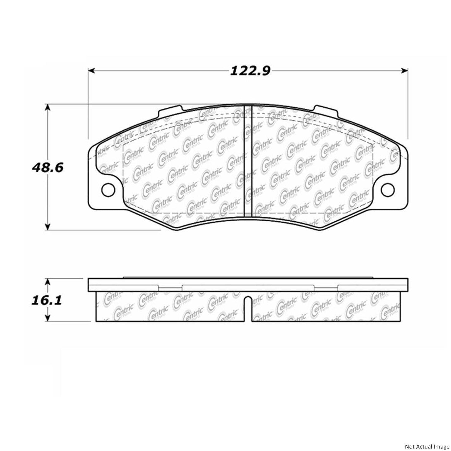 Centric Parts Disc Brake Pad Set 100.03400