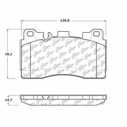 Centric Parts Disc Brake Pad Set 100.15310