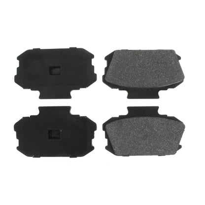 Centric Parts Disc Brake Pad Set Shimmed Semi-Metallic for 100% Asbestos and Copper Free Formula 102.00370