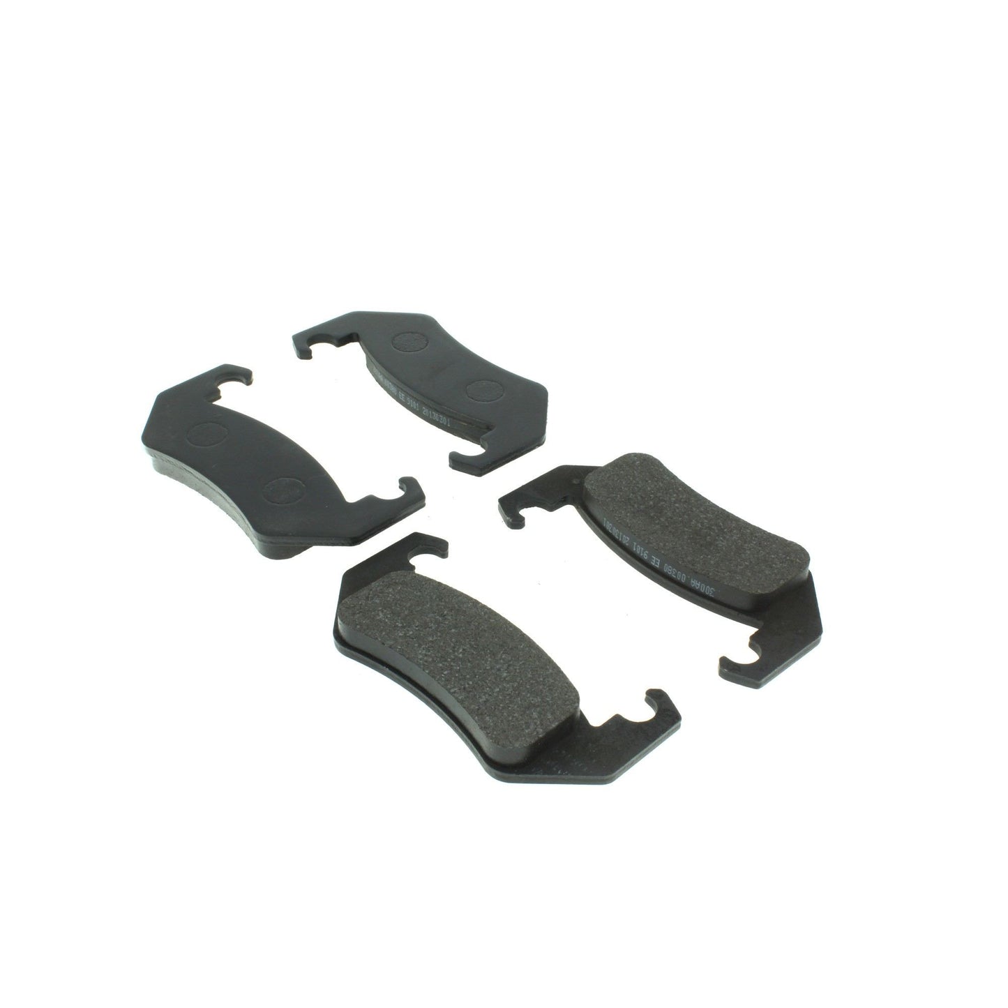 Centric Parts Disc Brake Pad Set Shimmed Semi-Metallic for 100% Asbestos and Copper Free Formula 102.00380