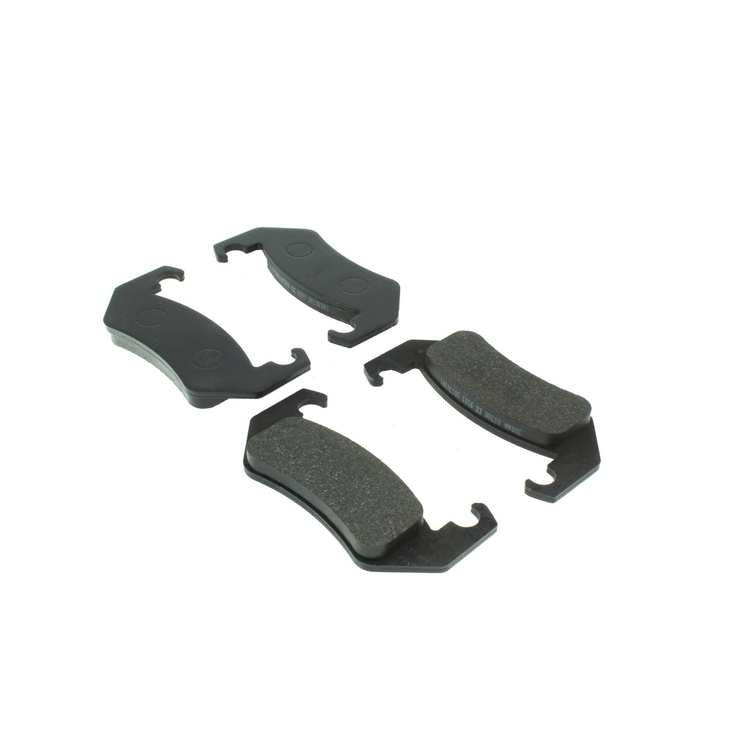 Centric Parts Disc Brake Pad Set Shimmed Semi-Metallic for 100% Asbestos and Copper Free Formula 102.00380