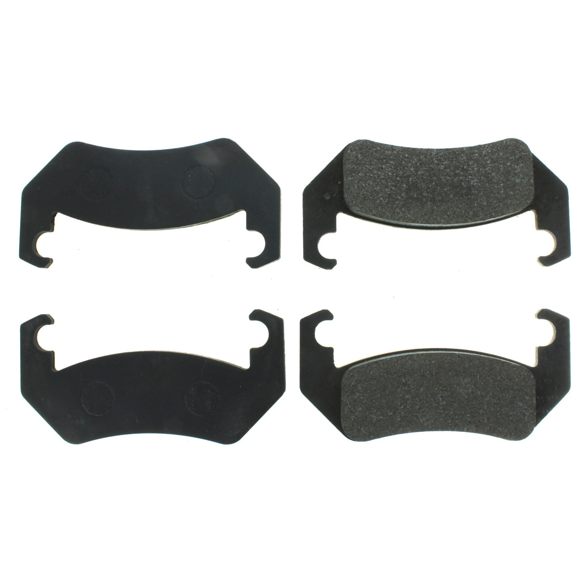 Centric Parts Disc Brake Pad Set Shimmed Semi-Metallic for 100% Asbestos and Copper Free Formula 102.00380