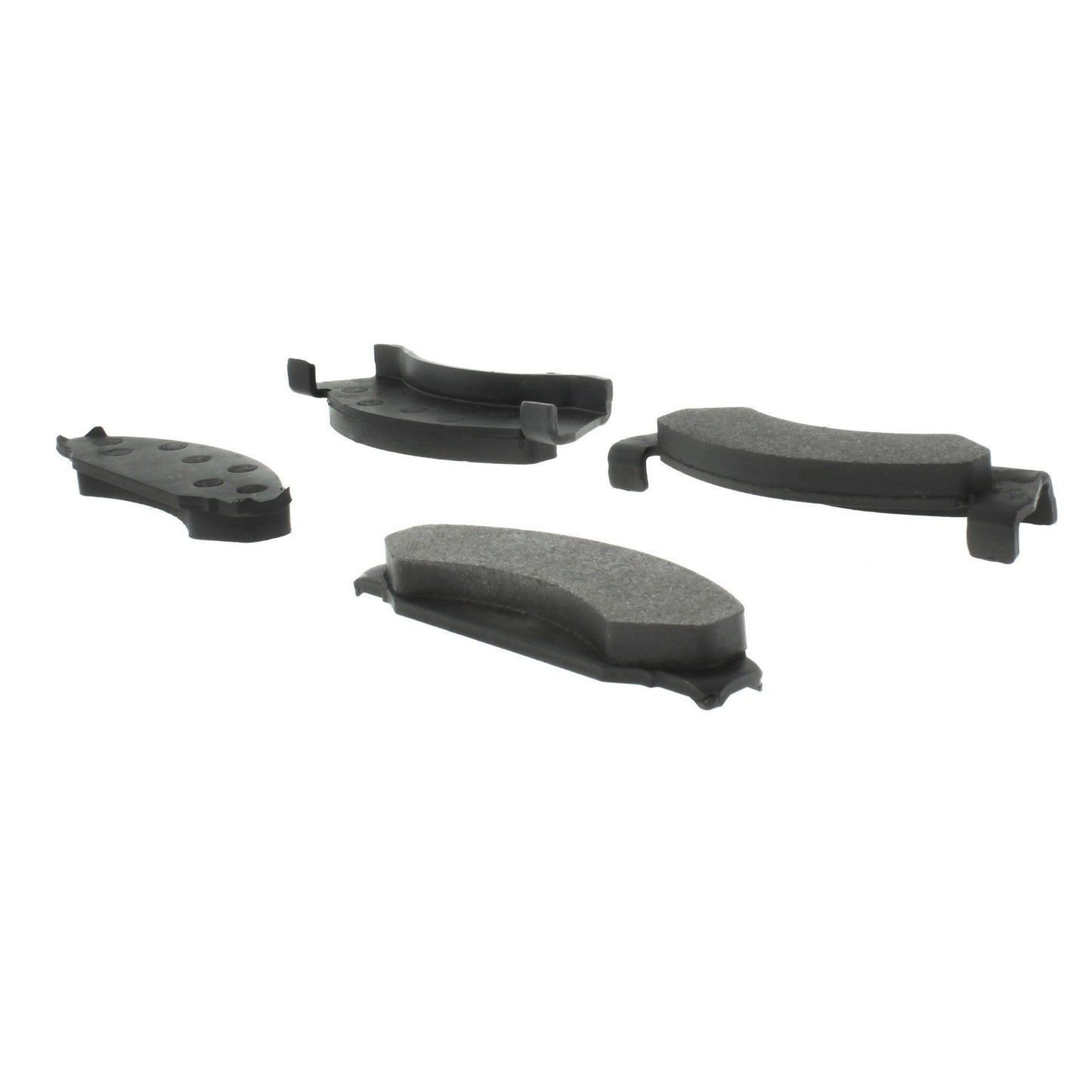 Centric Parts Disc Brake Pad Set Shimmed for Noise Reduction with Semi-Metallic Compounds 102.00900