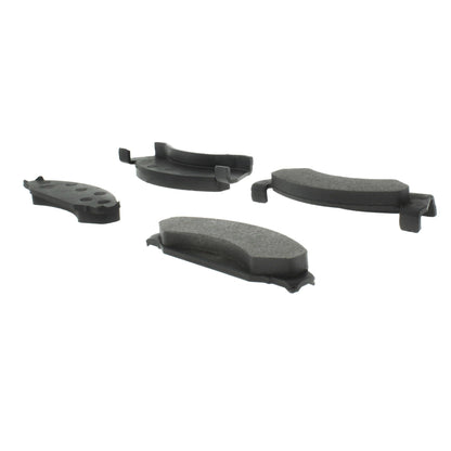 Centric Parts Disc Brake Pad Set Shimmed for Noise Reduction with Semi-Metallic Compounds 102.00900