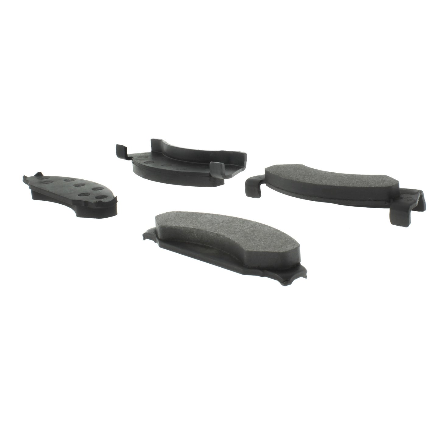Centric Parts Disc Brake Pad Set Shimmed for Noise Reduction with Semi-Metallic Compounds 102.00900