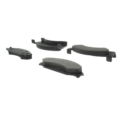 Centric Parts Disc Brake Pad Set Shimmed for Noise Reduction with Semi-Metallic Compounds 102.00900
