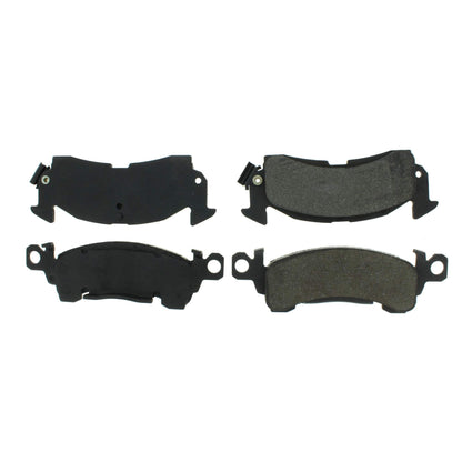 Centric Parts Disc Brake Pad Set Semi-Metallic with Shims for 1977-1978 Buick Electra Estate Wagon LeSabre Riviera Cadillac Commercial Chassis DeVille Eldorado Fleetwood Seville 102.01220