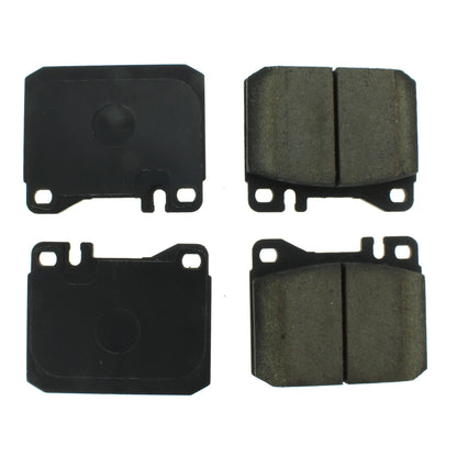 Centric Parts Disc Brake Pad Set Semi-Metallic with Shims for Mercedes-Benz 1983-1979 240D 280CE 280E 280SE 300CD 300D 300SD 300SDL 300SE 300SEL 300TD 350SD 350SDL 380SE 102.01451