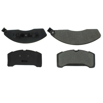 Centric Parts Disc Brake Pad Set C-Tek Semi-Metallic with Shims for 1982-1978 Ford Fairmont Granada Mustang Thunderbird Mercury Capri Cougar Zephyr 102.01520