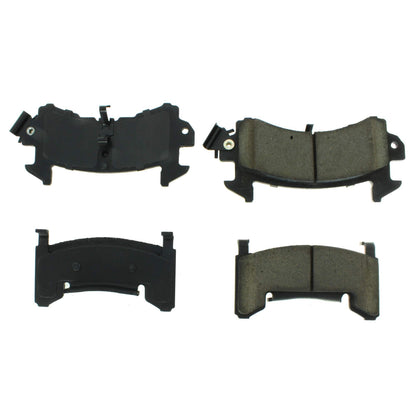 Centric Parts Disc Brake Pad Set Semi-Metallic with Shims for 1981-1997 Buick, Chevrolet, Cadillac 102.01540