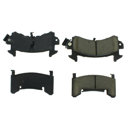 Centric Parts Disc Brake Pad Set Semi-Metallic with Shims for 1981-1997 Buick, Chevrolet, Cadillac 102.01540
