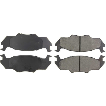 Centric Parts Disc Brake Pad Set Semi-Metallic with Shims for 1984 Volkswagen Jetta Rabbit 102.01580