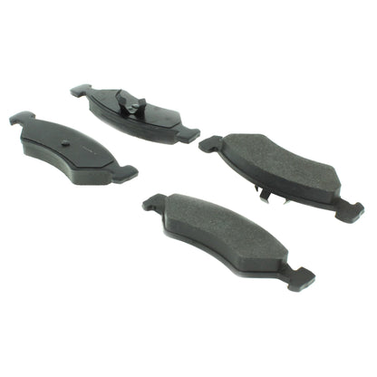 Centric Parts Disc Brake Pad Set Semi-Metallic with Shims for 1982-1989 Chrysler LeBaron Town & Country Dodge 400 Aries Shadow Plymouth Reliant Sundance 102.01700